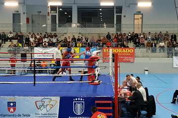 El boxeo volvió a Telde con una velada en el Pabellón Juan Carlos Hernández (Foto TA)